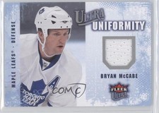 2008-09 Fleer Ultra Uniformity Bryan McCabe #UA-MC 0a1