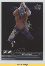2024 Upper Deck AEW All Elite Wrestling Silver Foil Rey Fenix #11 READ p0r