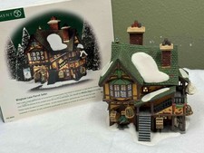 Department 56 Wingham Lane venditore pappagalli edificio villaggio illuminato da collezione