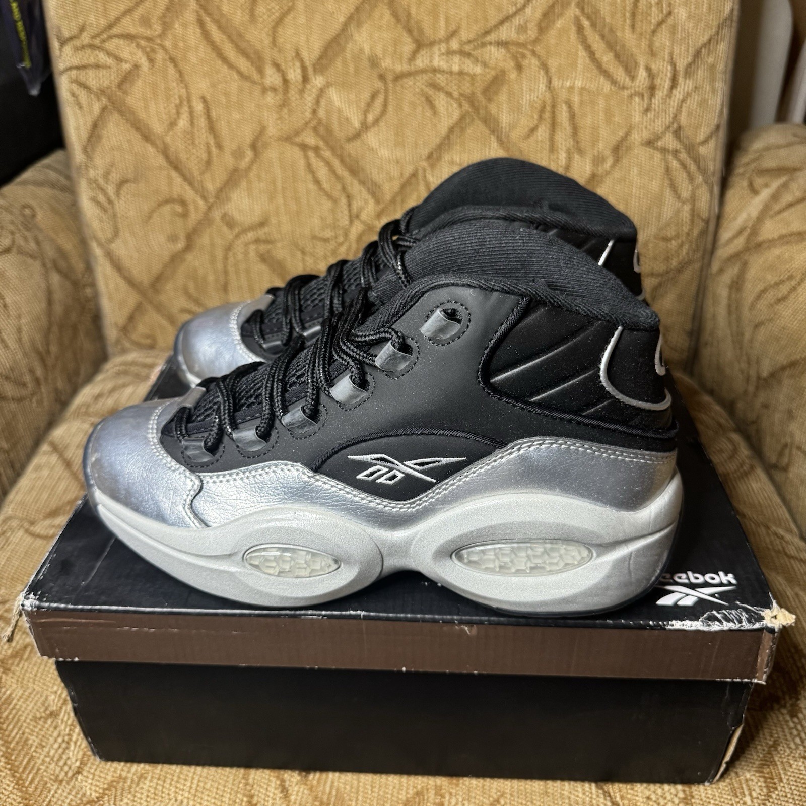 Reebok Question Mid 'I3 Motorsports' GX7925 Men's Size 7 NEW