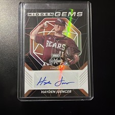 2021 Panini Elite Extra Edition - Hidden Gems Hayden Juenger #HG-HJ Black (AU, R