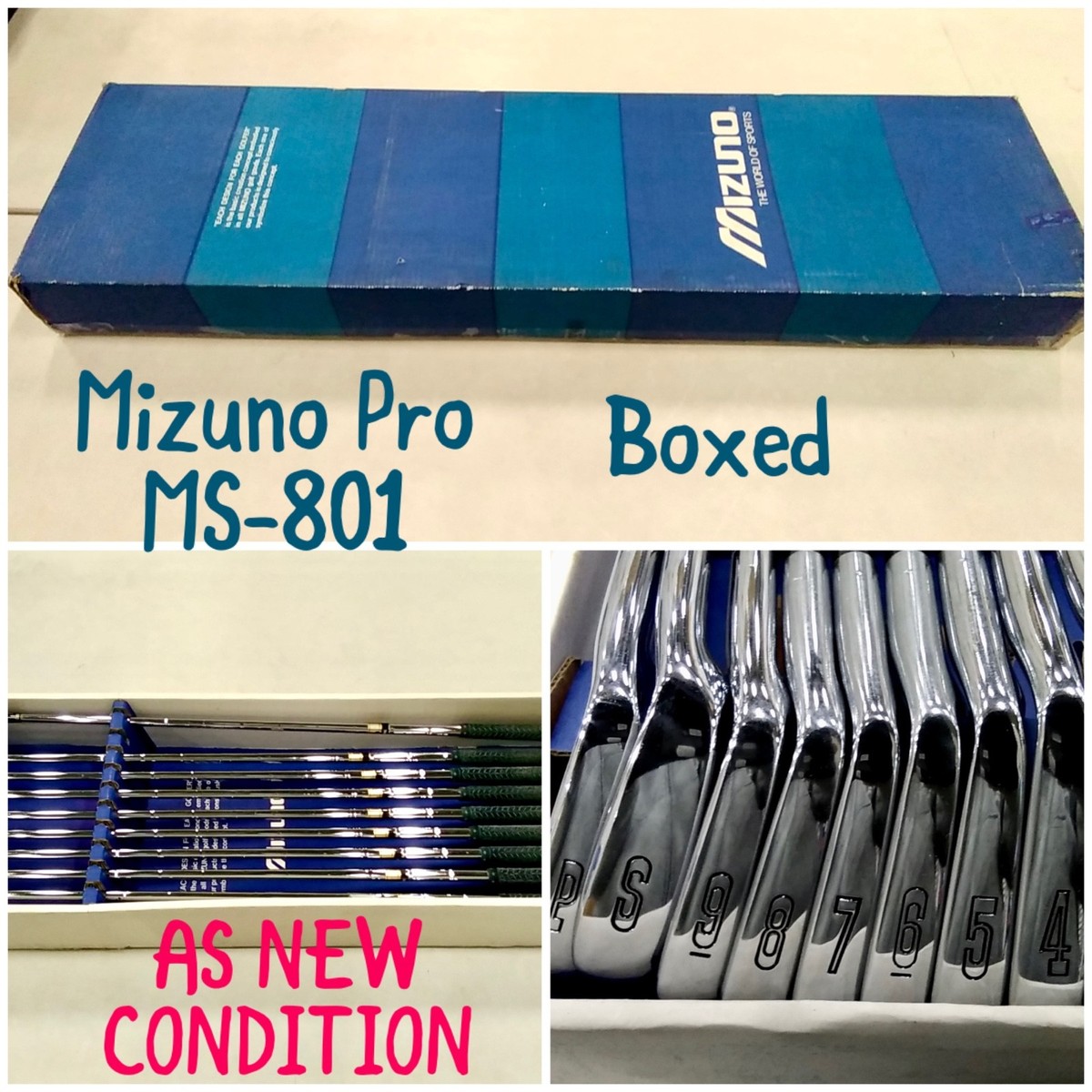 【MIZUNO PRO】GID-3 硬式用 DEER SKIN 中古 AsNEW) Mizuno Pro MS-801 3~Sw 9x DG S400 Rare 