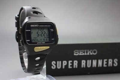 [N NEUWERTIG] Seiko Prospex Super Runners S750-0AA0 Atom Funk Solar Digitaluhr