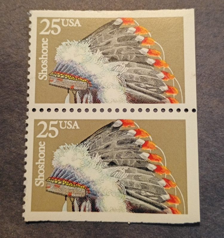 American Indian Headdress 25 * cent stamp