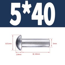 Solid Aluminium Half Round Head Rivets Dome Rivet 2mm 2.5mm 3mm 4mm 5mm 6mm 8mm