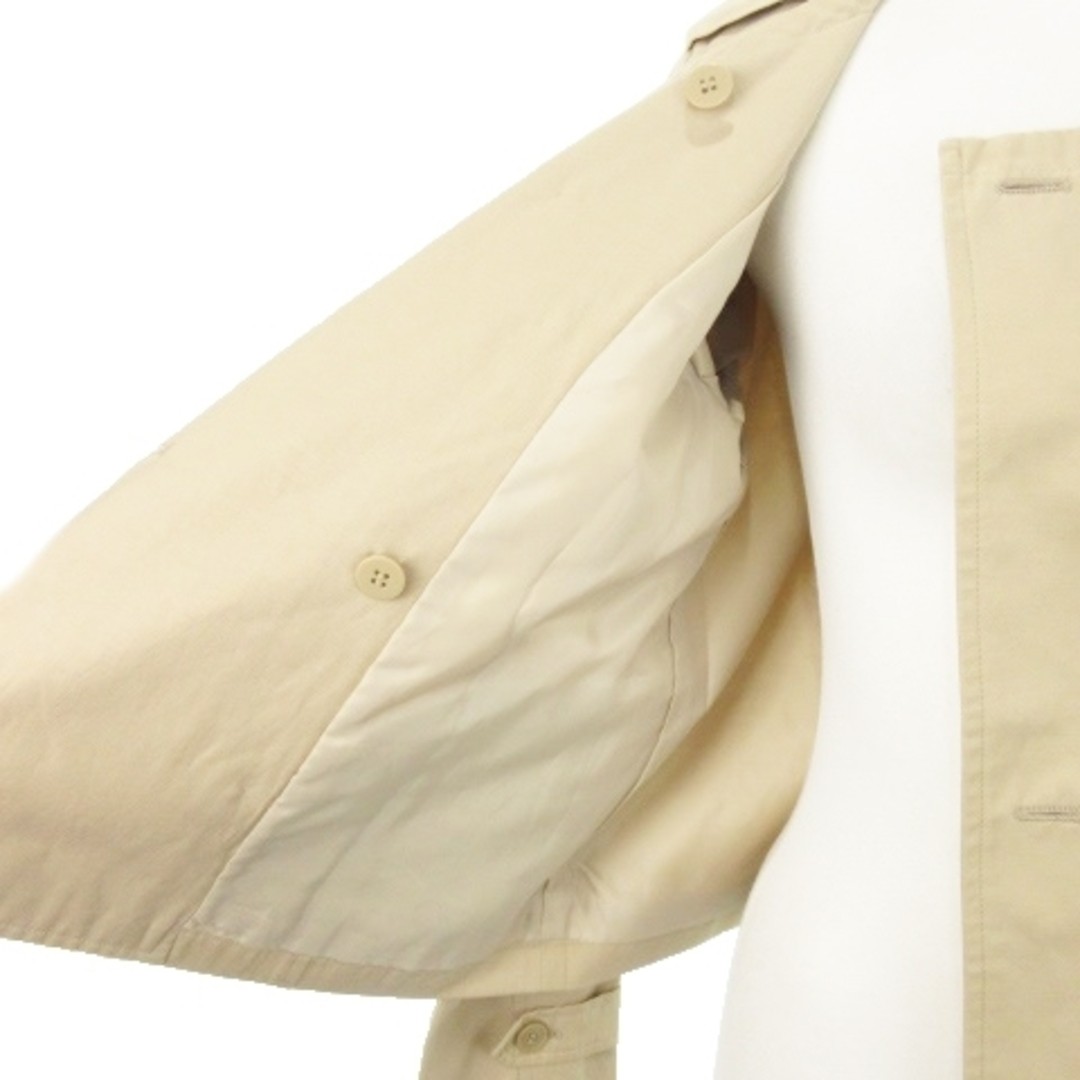 NATURAL BEAUTY BASIC Jacket Trench Collarless Dou… - image 3