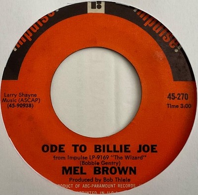 Mel Brown - Ode To Billie Joe - 7  Vinyl Single