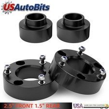 2.5 Front 1.5 Rear Lift Kit Spacers Black For 2009-2020 Dodge Ram 1500 4wd 4x4