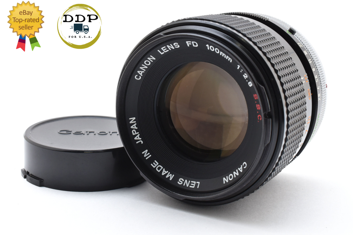 【 美品 】Canon FD 100mm F2.8 S.S.C. ＃1970 Near Mint] Canon FD 100mm F2.8 s.s.c. MF Manual Focus Portrait