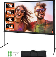 Supporto Con Schermo Di Proiezione Avvolgibile Manuale 100 Pollici 16:9 HD 4K Pr