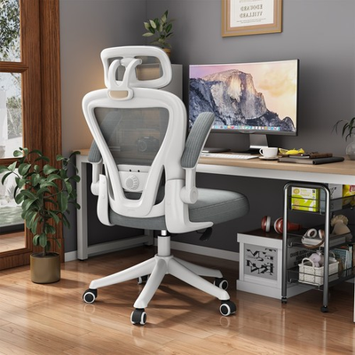 #ad #ad Mesh Office Chair with Headrest High Back Computer Desk Chair Comfy Task Chair $89.99