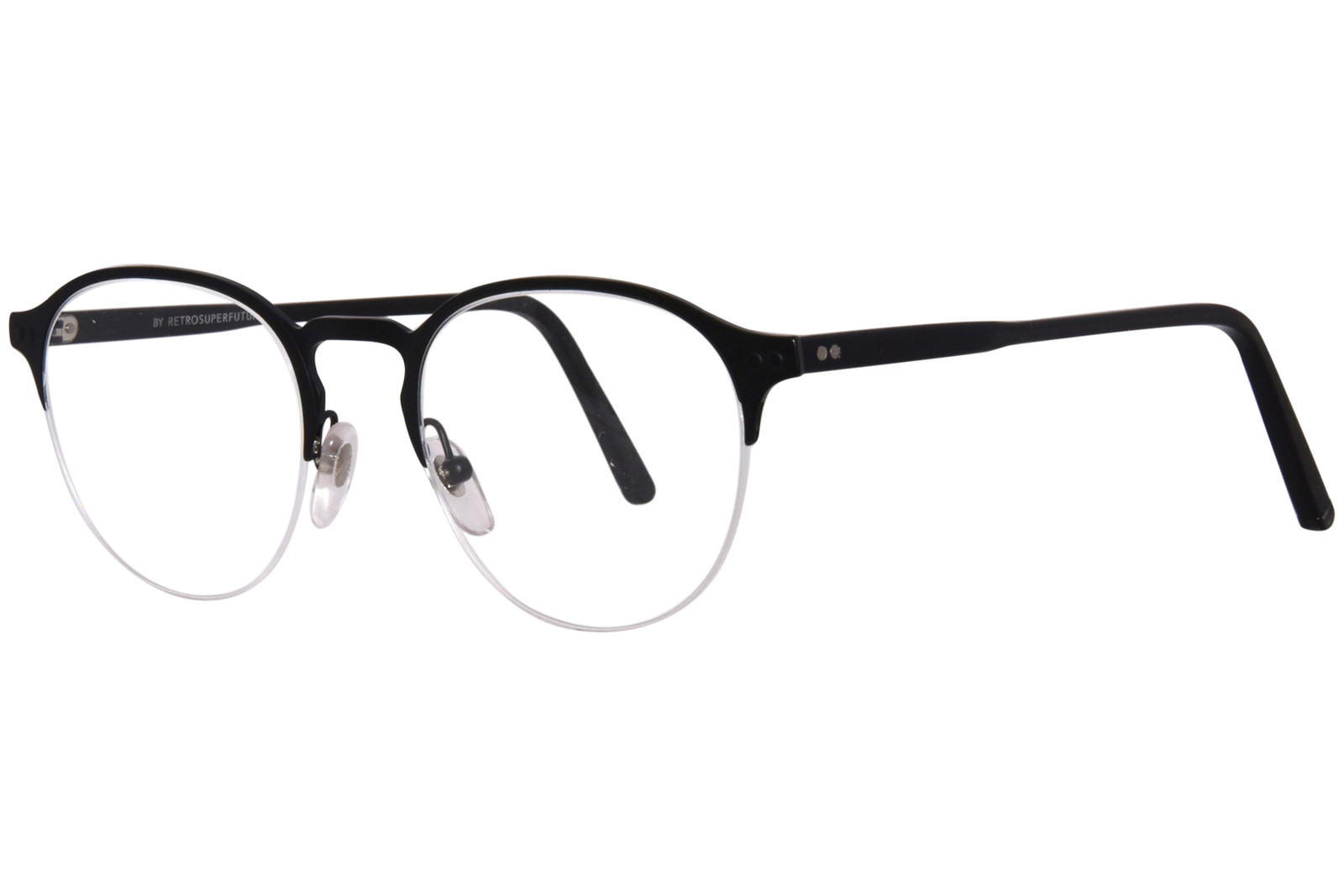 RetroSuperFuture Numero-38-ER9/L SP18 Eyeglasses Matte Black Semi Rim 50mm