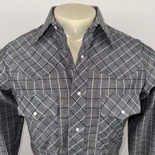 NOS Vtg Sundance Pearl Snap Shirt Western Cowboy Rockabilly 70s USA Mens Small