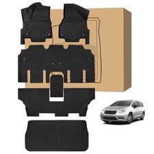 Peleus Floor Mats  Cargo Liner for 2017-2025 2026 Chrysler Pacifica 7 or 8