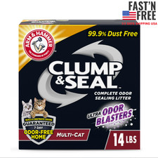 ARM  HAMMER Clump  Seal Multi-Cat Complete Sealing Clumping Cat Litter, 14 lb