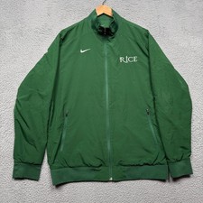 Nike Jacket Mens Large Green Full Zip Pockets...