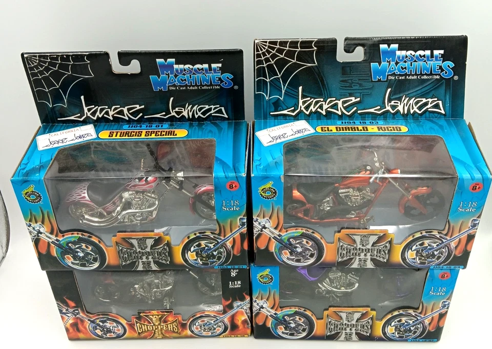 4 Jesse James West Coast Chopper EL DIABLO II, STURGIS, BARFLY, EL DIABLO-Sealed - Image 2 of 4