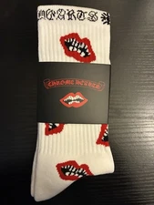 Chrome Hearts Matty Boy Red Lip Socks