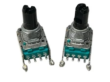 ALPS 203B 20K LINEAR TAPER POTENTIOMETER Center Click Lot of 2