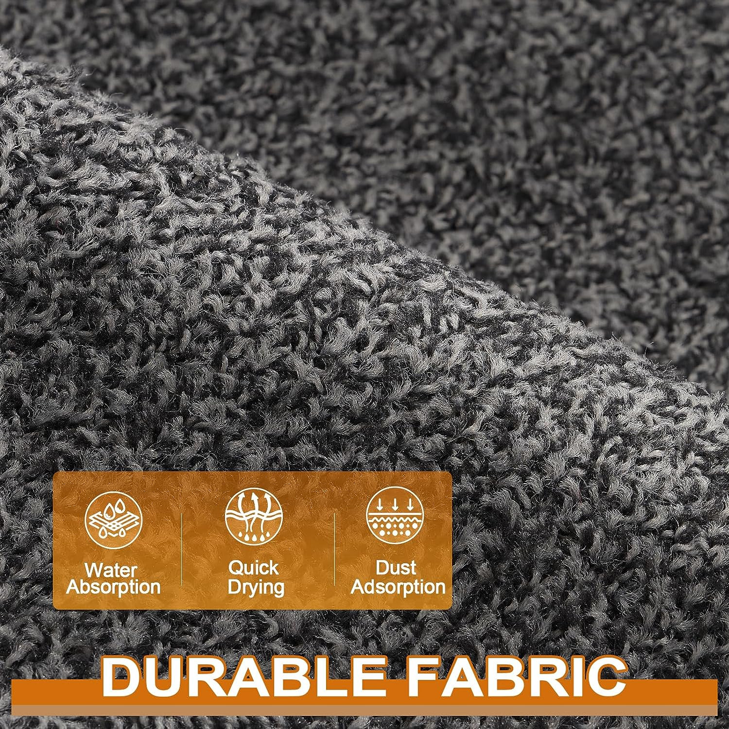 Front Door Mat, Dirt Trapper Welcome Mat for Outdoor Indoor, Non-Slip Waterproof