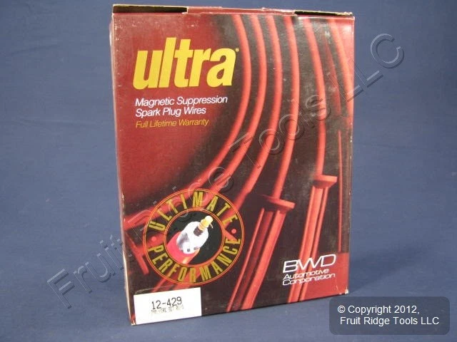 Cables de encendido de bujía Niehoff Ultra 12-429 para 1984-89 200SX Turbo 1,8 L SOHC Foto 3 de 3