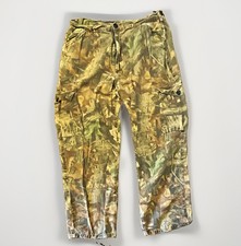 RedHead Men s Camo Cargo Pocket Cotton Hunting Pants Green Brown Beige Size 32