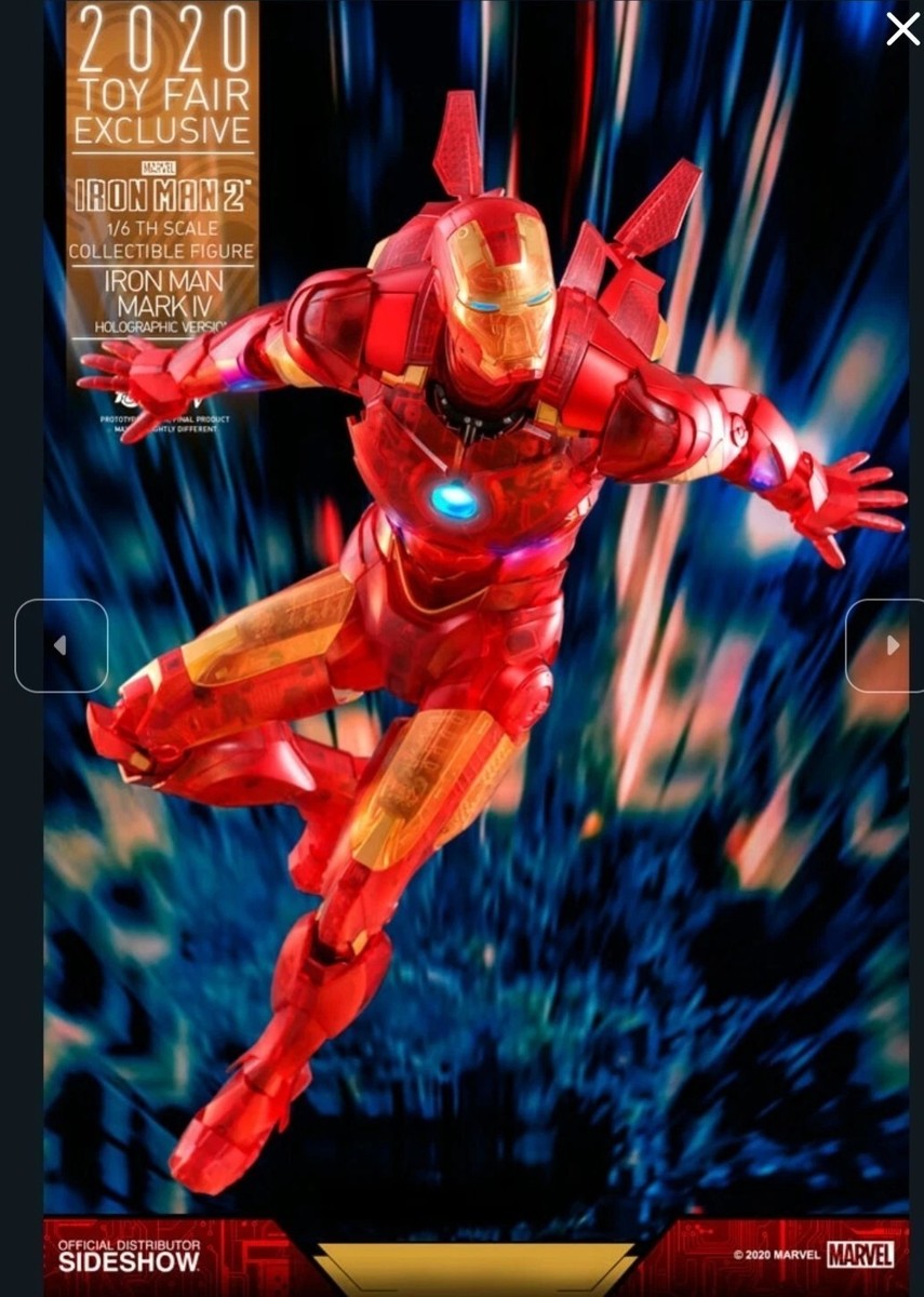 Hot Toys Iron Man 2 - Neon Tech Iron Man Mark IV 1/6th Scale Hot Toys Iron Man 2 - Neon Tech Iron Man Mark IV 1/6th Scale