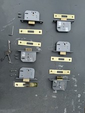 6X Site Box Locks to fit  Armorgard Van Vault etc. Keyed alike with 3 keys.
