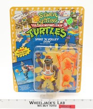 Spike 'n Volley Don Sewer Spitting TMNT 1992 Playmates Action Figure NEW SEALED