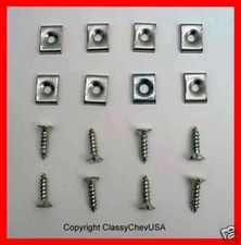 1940 1946 1949 1950 1953 1954 Chevytruck Hood Lace Retainers Screw Set 106-r 1940 1946 1949 1950 1953 1954 Chevytruck Hood Lace Retainers Screw Set 106-r