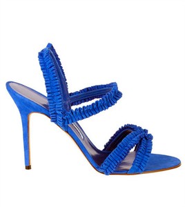 royal blue strappy sandals