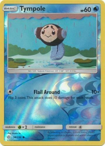 Tympole 58/236 S&M Cosmic Eclipse HOLO INVERSO PERFECTO ¡COMO NUEVO! Pokémon - Imagen 1 de 1