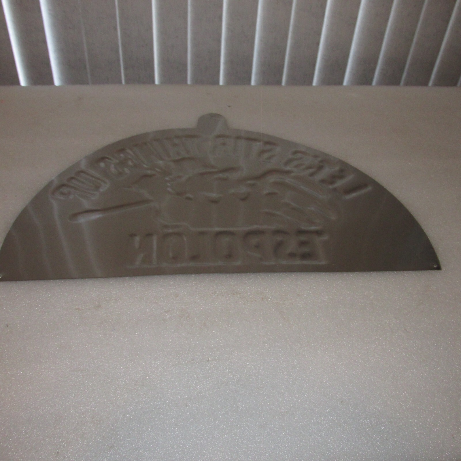 El Espolon Tequila SIGN "Let's Stir Things Up" tin 23 x 16 2017 AWESOME