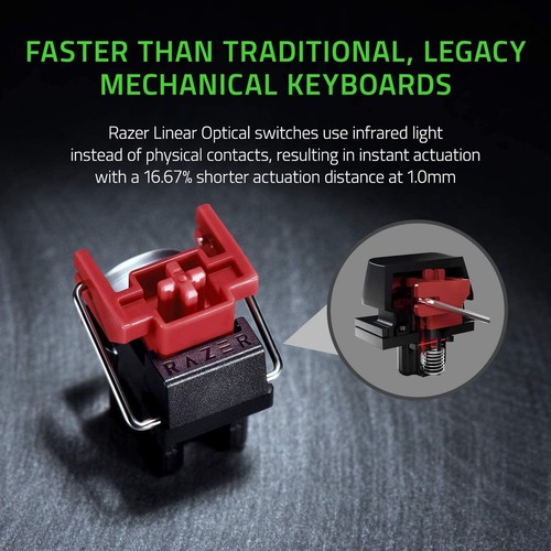 Razer Huntsman Mini Gaming Keyboard Optical Red Switches Chroma RGB FR - Photo 2/4