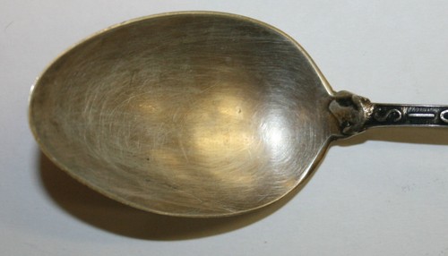 Vintage P & B Illinois w/Eagle Handle Sterling Silver 5 1/4" Souvenir Spoon - Picture 2 of 4