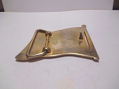 HEBILLA DE CINTURÓN DE METAL SÓLIDO DE COLOR BANDERA AMERICANA DE COLECCIÓN - Imagen 10 de 11