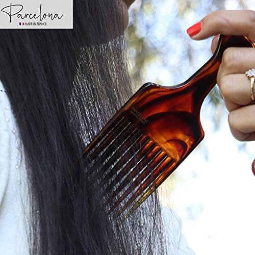 Parcelona French Afro Lift Tortoise Shell Brown Extra Large 6 ...