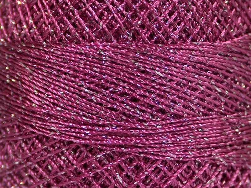 Mulberry Silver Metallic Braid Thread Cross Stitch 20gr YarnArt Camellia #52256 - Image 2 of 2
