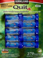 Kirkland Signature Quit 4 mg Nicotine Polacrilex Lozenges Stop Smoking 270 Piece