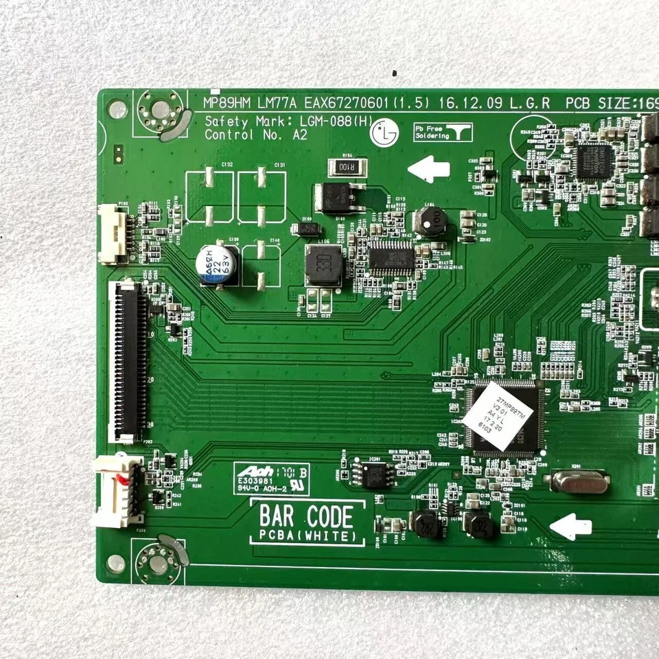 LG 27MP89HM driver board EAX67270602/1 LM77A suitable for LM270WF8 - Image 2 of 2