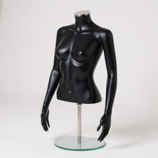 Black Female Torso Mannequin