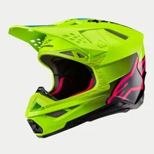 Alpinestars 2026 Supertech SM10 Unite Yellow Black Diva Pink Motocross Helmet