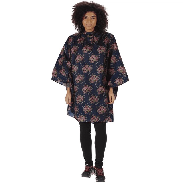 REGATTA SUMMER ISOLITE WATERPROOF PONCHO NAVY FLORAL RWW104 | eBay