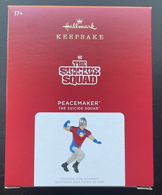 HALLMARK KEEPSAKE 2021 DC COMICS THE SUICIDE SQUAD PEACEMAKER CHRISTMAS ORNAMENT