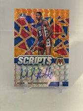 2020-21 Panini Mosaic Michael Ray Richardson Gold Mosaic Prizm Auto #SC-MRR
