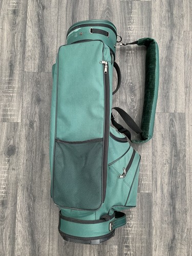 Powakaddy Golf Club Cart/Carry Bag With Padded Shoulder Strap & Rain Hood Green - Picture 6 of 24