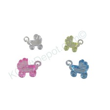 1" Acrylic Carriage Baby Shower Charm Game Party Decoration Favors U-Pick