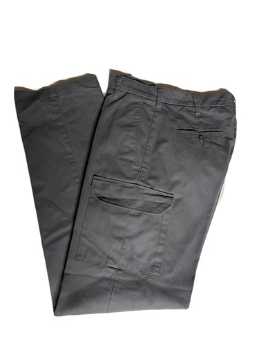 Mens Uniform Cargo Pants Grey 30X34 | eBay