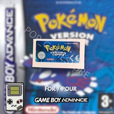 Etiquette - Stickers De Remplacement Pokemon Version Saphir (Brillant)  