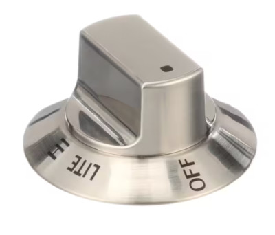 Fits Frigidaire KIP 5E03, Knob, Surface Burner, Off/Lite/Hi/Med/Low
